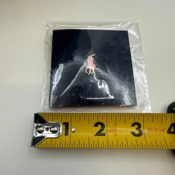 Pink Enamel Horse & Rider Lapel Pin • Gold-Tone Equestrian Gift • New from Macys - Picture 6 of 7